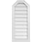 Ekena Millwork Octagonal Top Surface Mount PVC Gable Vent w/ 2"W x 2"P Brickmould Sill Frame, 14"W x 32"H GVPOT14X3203SN - alternate 1